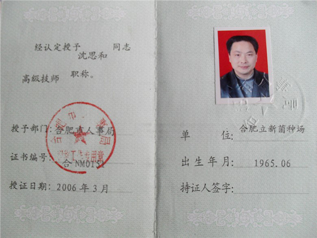 高级技师职称证